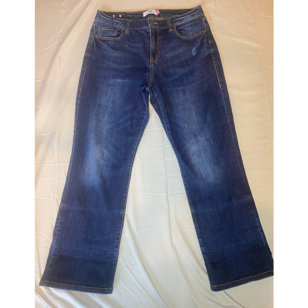 Cabi True Boyfriend Jeans Women's 10 Dark Wash Excellent Relaxed Fit 5494
